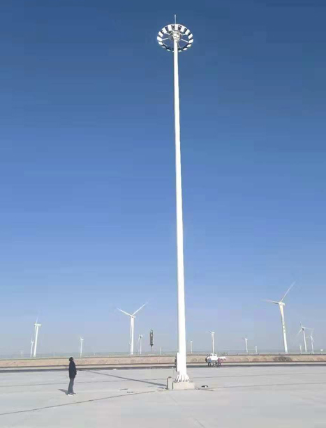 瓜州高速路服务区新城街道高杆灯项目