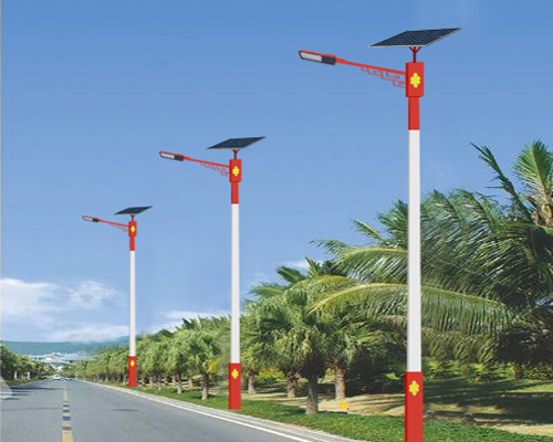 新城街道民族特色路灯