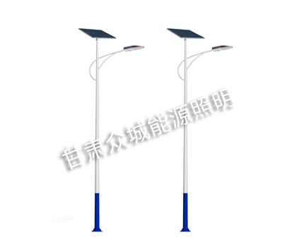 新城街道复兴号太阳能led路灯